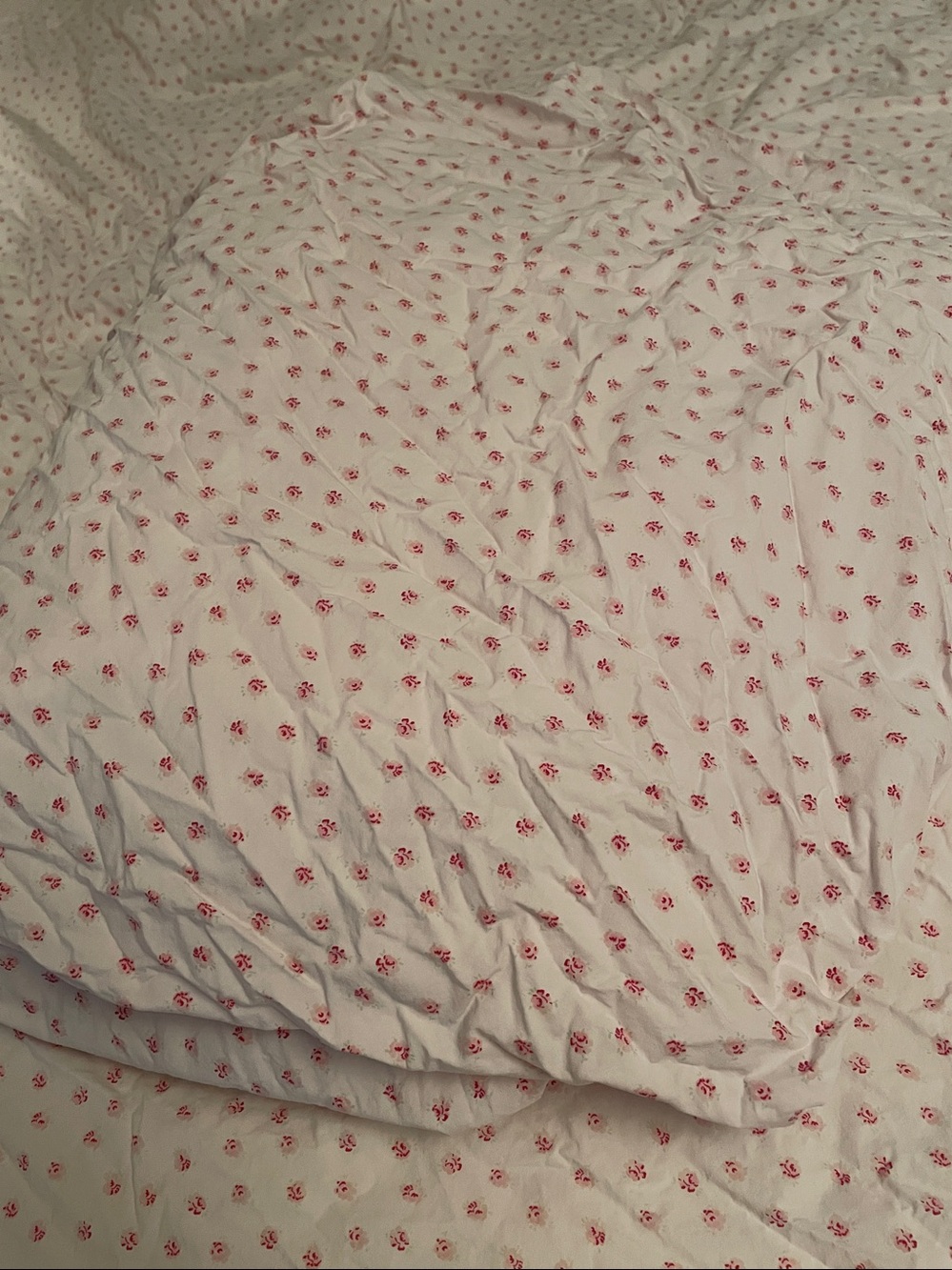 Shabby Chic Mini Roses Queen Sheet set - Picture 4 of 7
